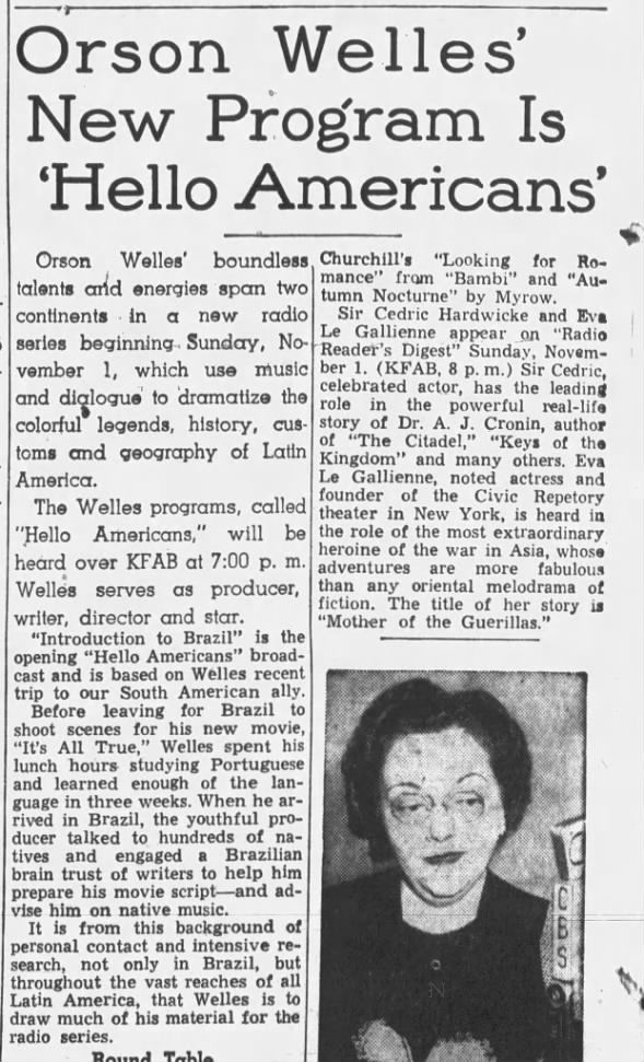 Clipping from The Lincoln Star